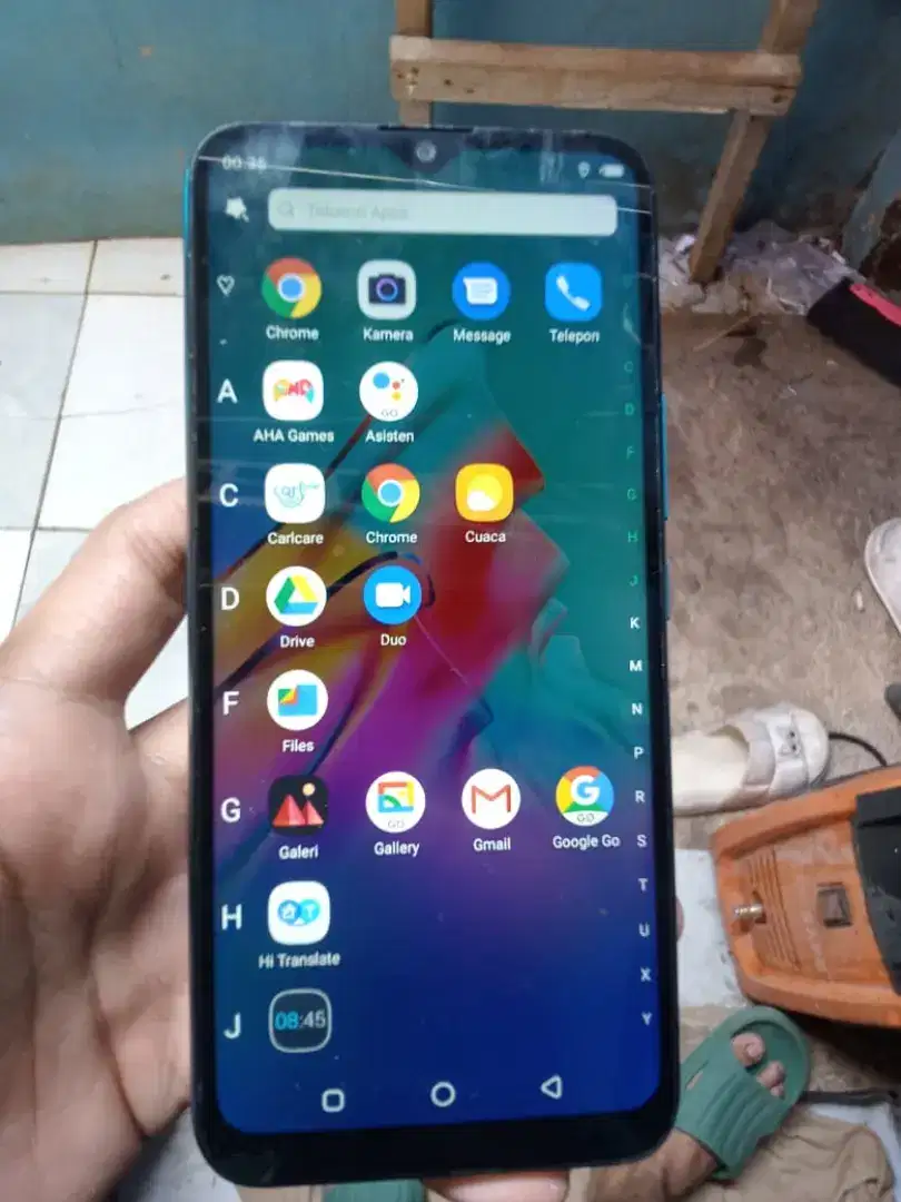 Infinix smart 5 2/32 normal cm kaca kamera aja retak GK pengaruh