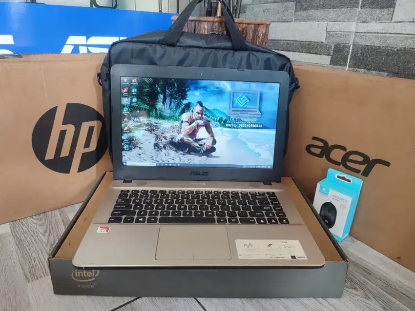 Laptop Asus X441B Under 2 Jtaan Sudah SSD dijamin Lancar