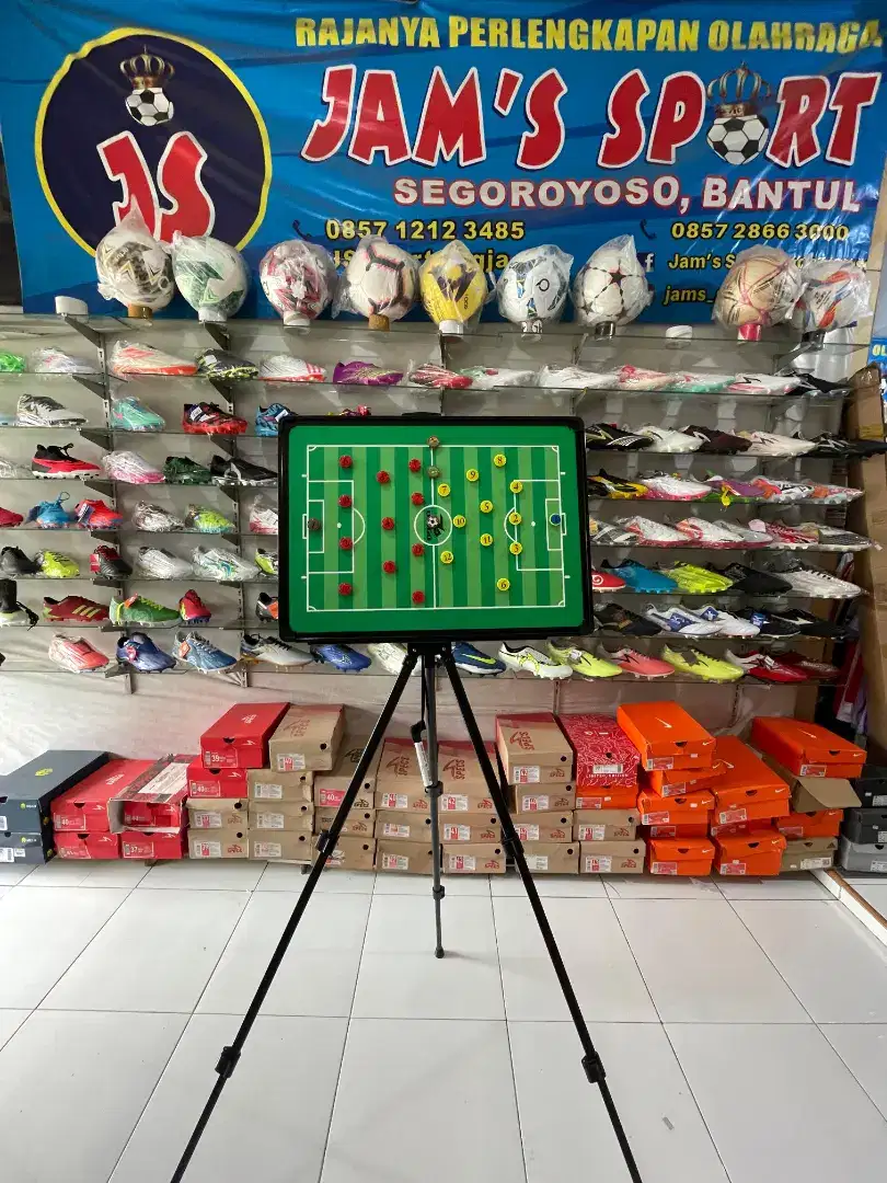 Papan strategi sepak bola berdiri