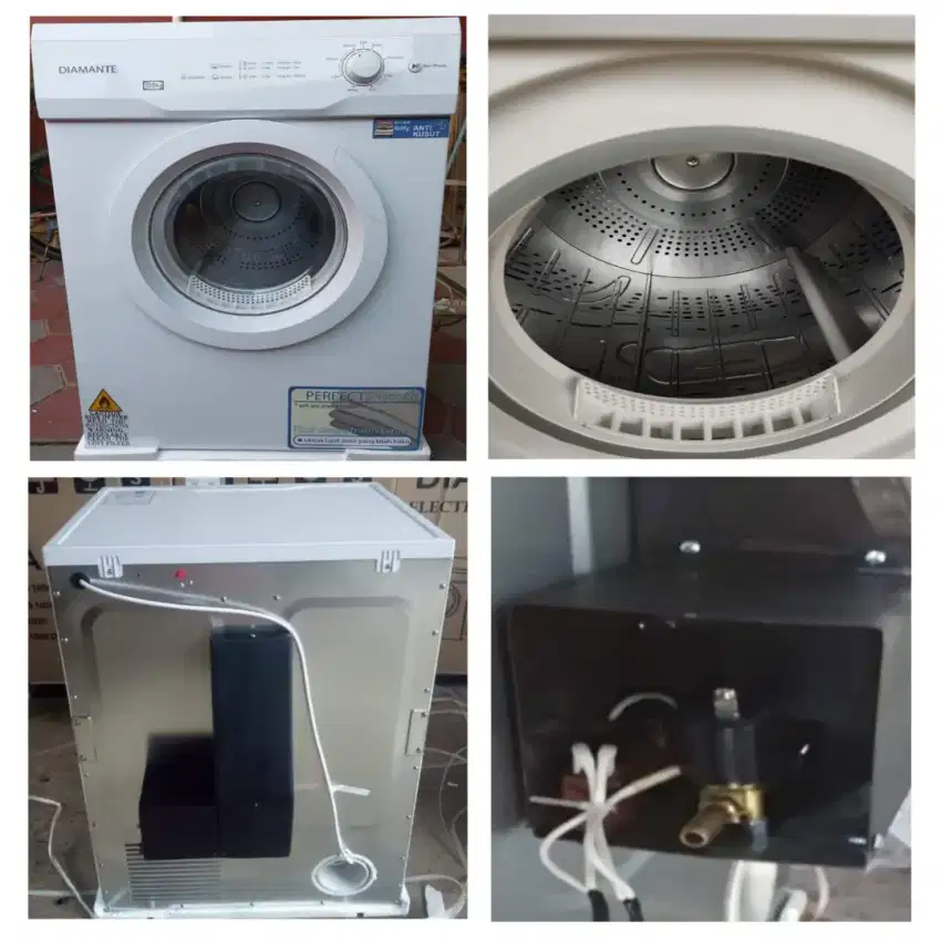 MESIN PENGERING/DRYER PAKAIAN LAUNDRY DIAMANTE ANALOG KONVERSI GAS