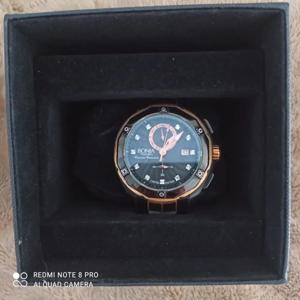 PRELOVED JAM TANGAN COWOK BONIA TESORO ASLI