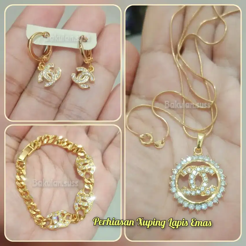 Set Perhiasan Xuping Lapis Emas