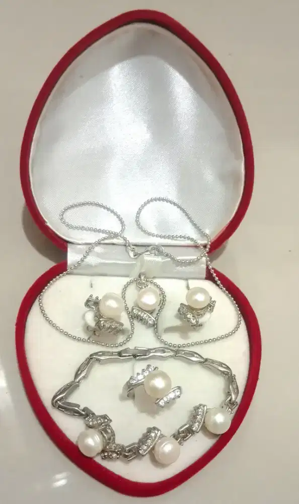 Set Perhiasan Mutiara Air Tawar Lombok