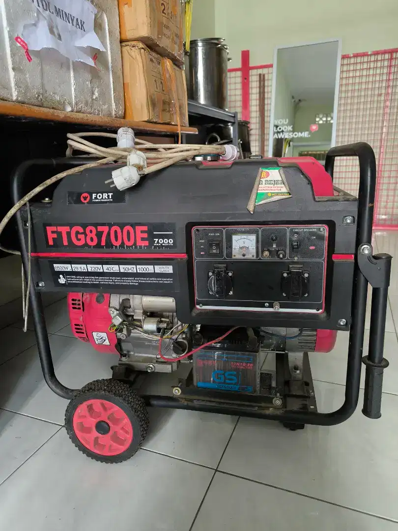 GENSET FORT FTG-8700-E 7000 WATT