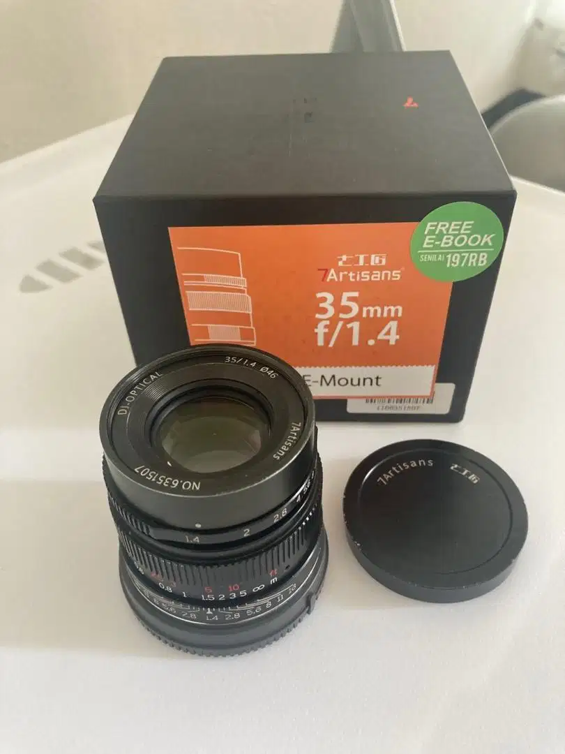 Lensa 7Artisans 35mm F1.4 for Sony FE