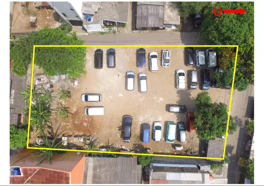 Tanah Hook 970 m2 Depan RSUD Tangerang Selatan & UNPAM