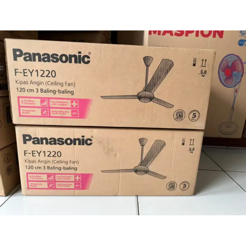 Kipas Angin Panasonic Ceiling Fan Gantung Plafon F-EY1220