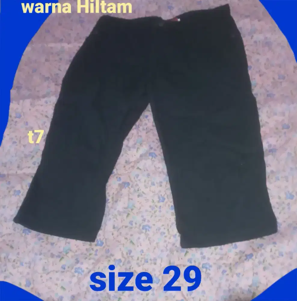 Celana jeans pendek pria