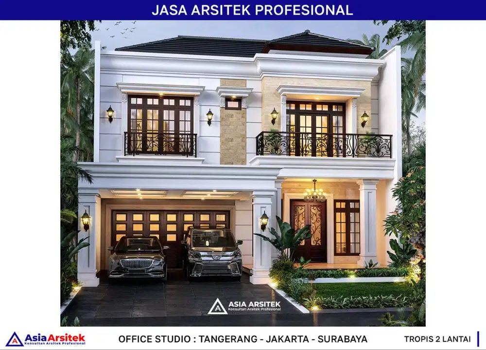 Jasa Arsitek Desain Rumah di Tangerang Desain Rumah 324 m2