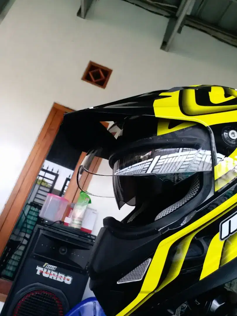 Jual Helm cross MDS maknyus Size M Double Visor