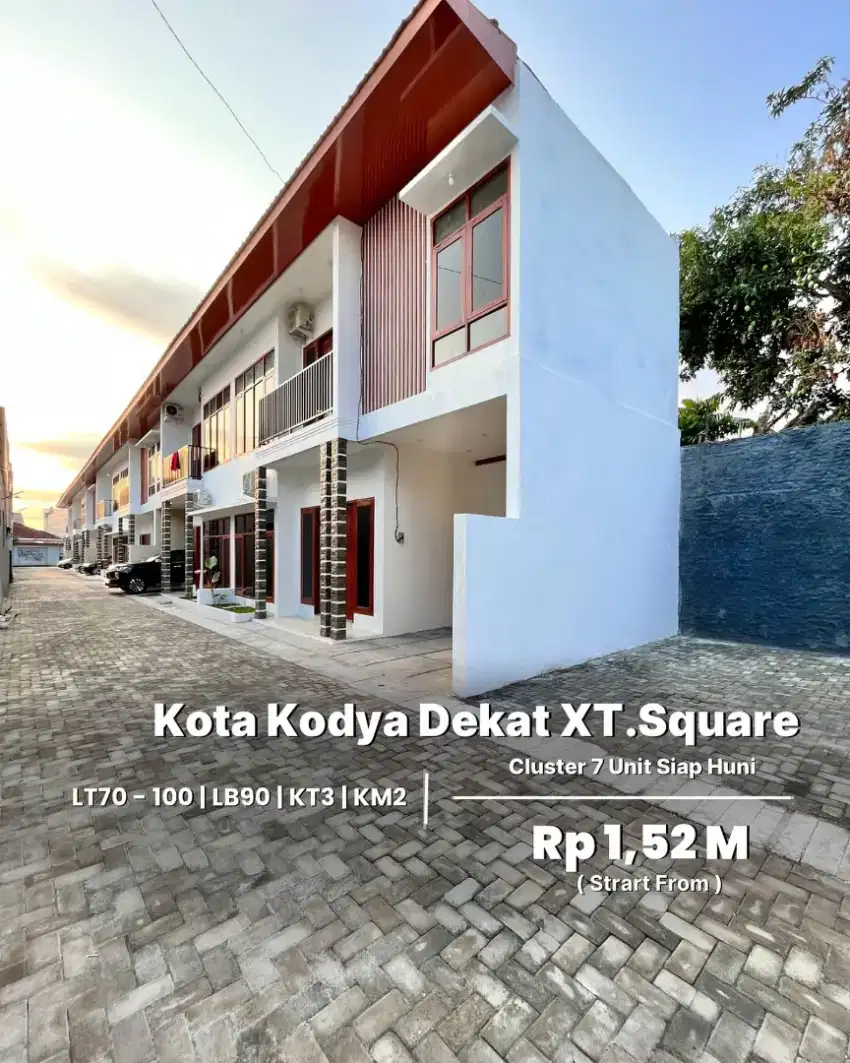 jls 189 (PMJ) 7 UNIT RUMAH SIAP HUNI DI KOTA KODYA DEKAT XT SQUARE