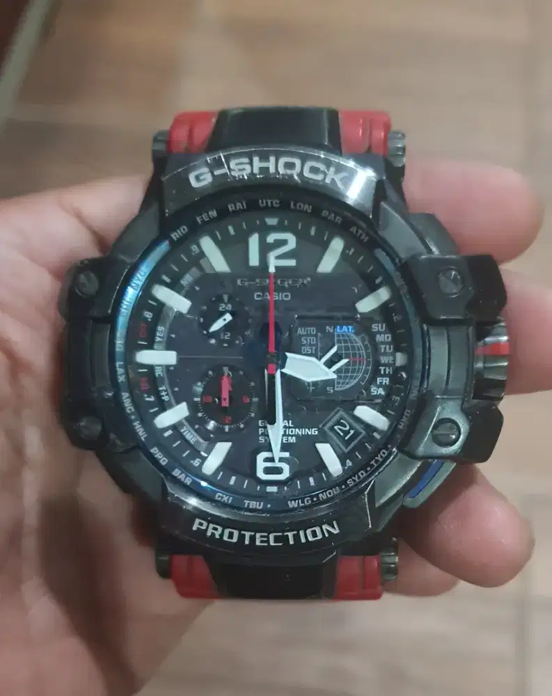 CASIO GSHOCK GPW 1000 / GPW1000 merah