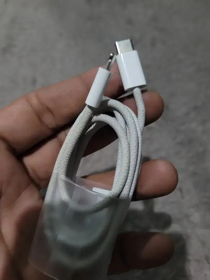 Kabel data woven iphone cabutan 13 pro fast charger