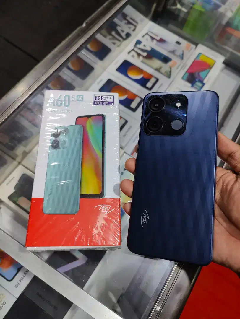 Itel A60s 4G 4GB+4GB/128GB Black