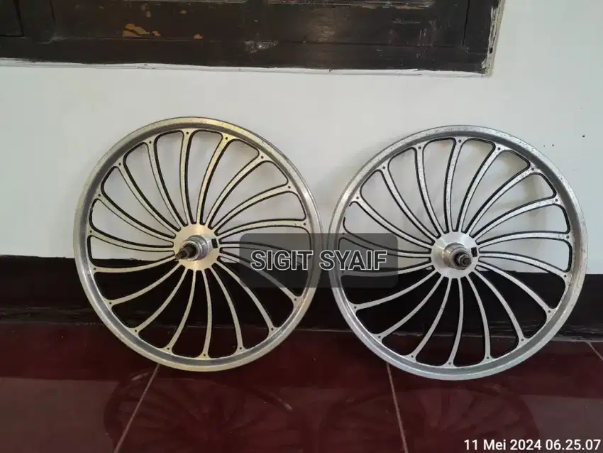 Velg alloy kipas 20 sepeda BMX sepeda lipat minion dll