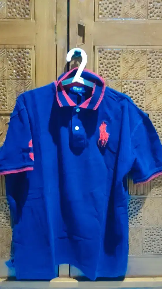Baju cowok poloshirt navy