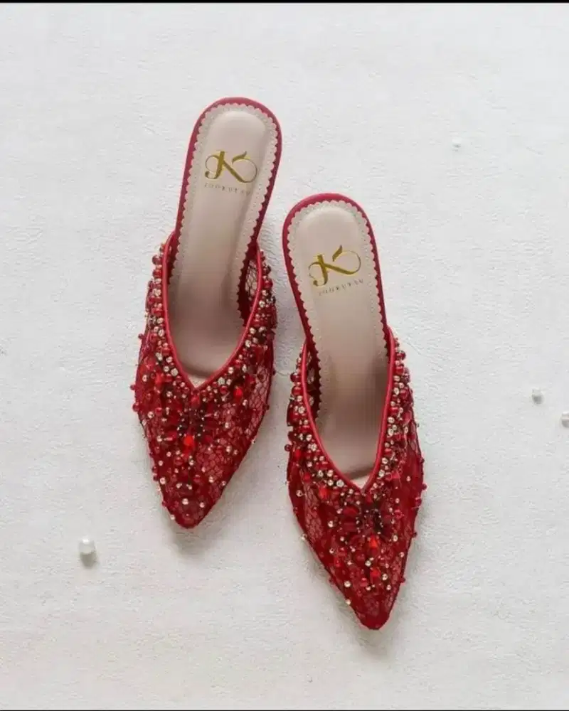 Sepatu Payet tempahan baru semua ukuran berbagai motiv variasi