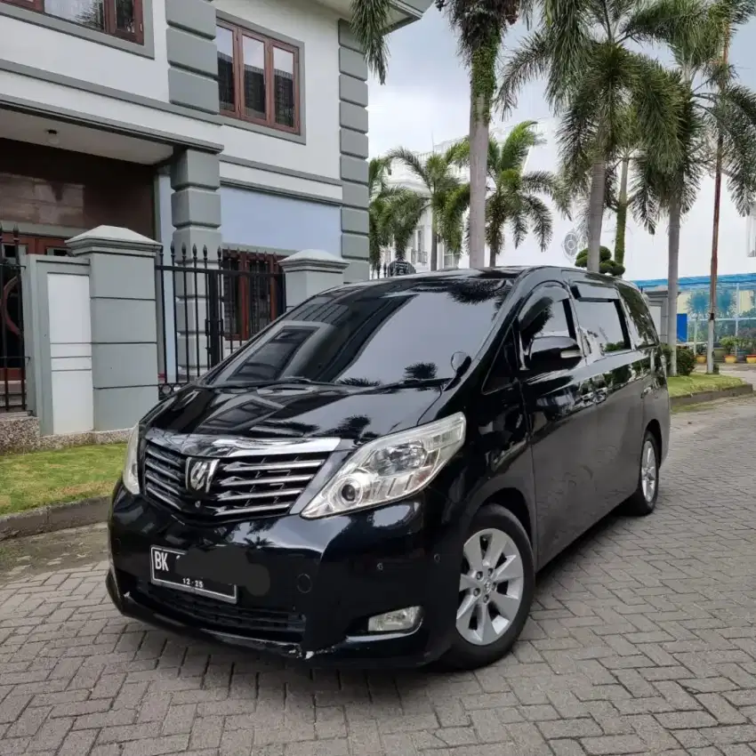 Toyota New Alphard 2.4 V 2008 Premium Sound Hitam