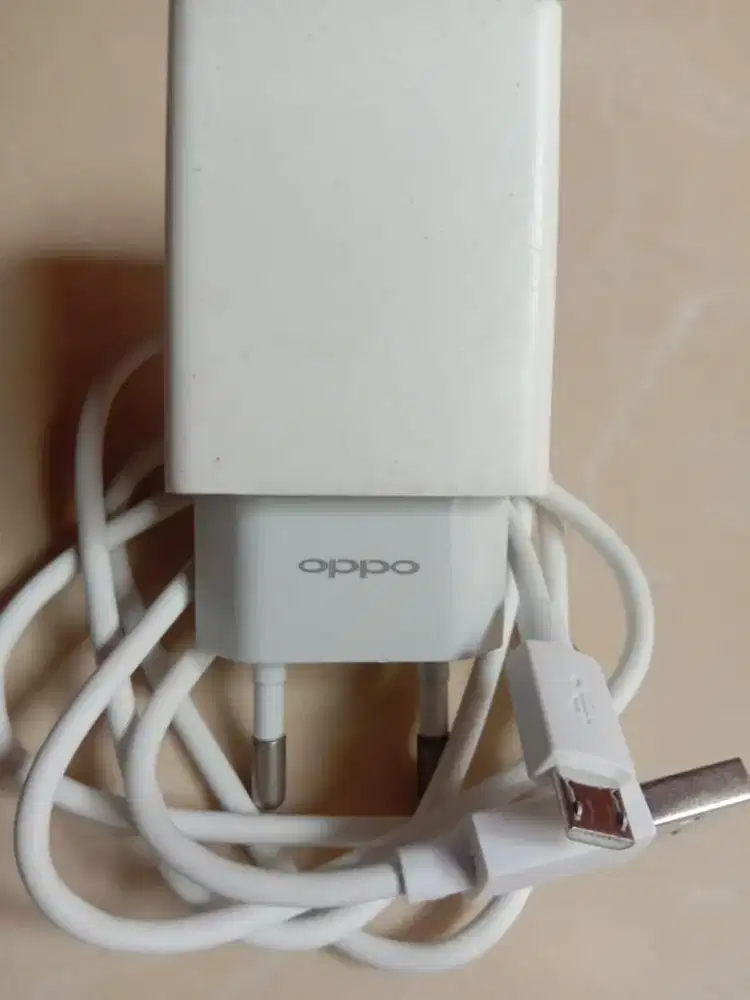 Charger asli ori bawaan oppo a3s, a1k, a71 mikro usb