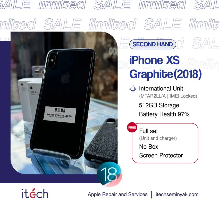 iPhone XS 512GB Second Hand Graphite