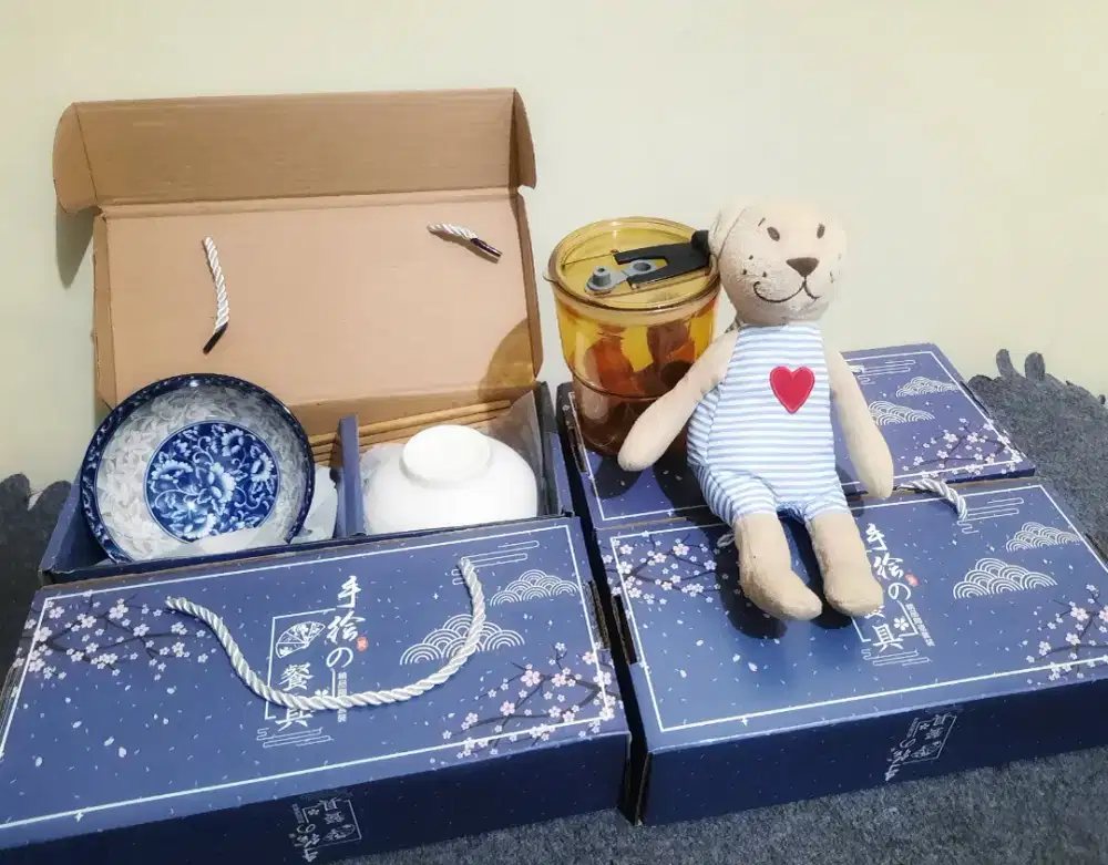 Mangkok 4 Set, free 1 tumbler