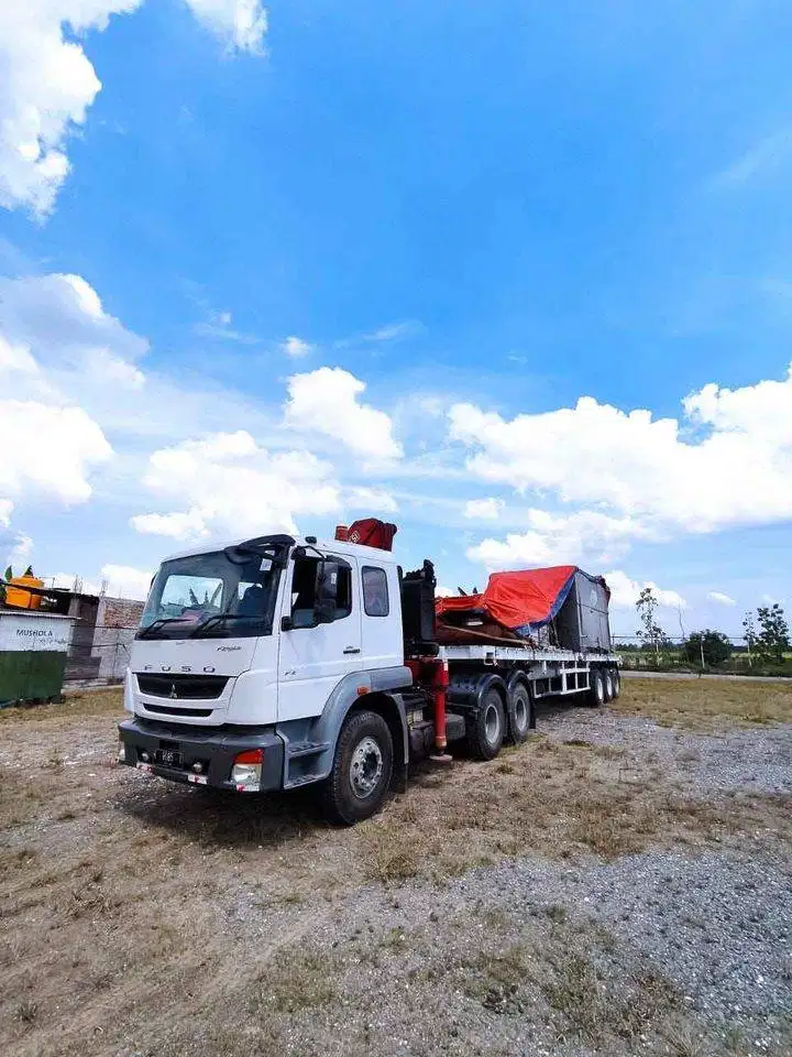 Dijual Cepat Truck Mitsubishi Fuso Trailer Crane 15 Ton