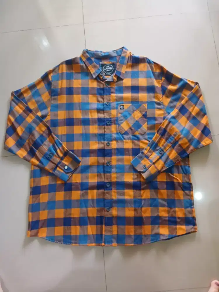 Kemeja Lengan Panjang Pria Big Apparel