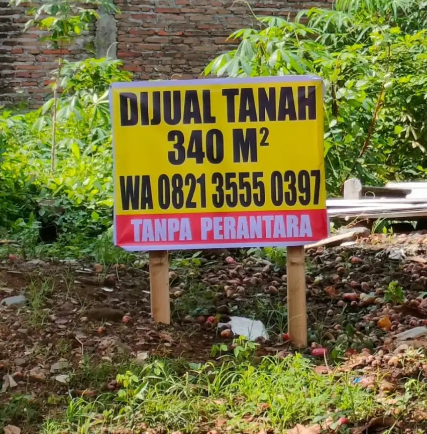 Dijual Tanah SHM 340 meter persegi Sebantengan Ungaran