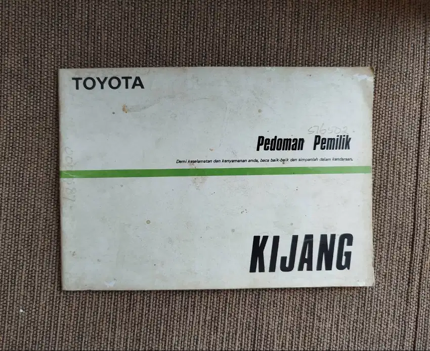 Manual book mobil kijang jadul