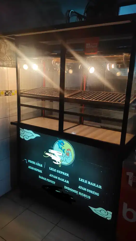 Gerobak Fried Chicken Aluminium