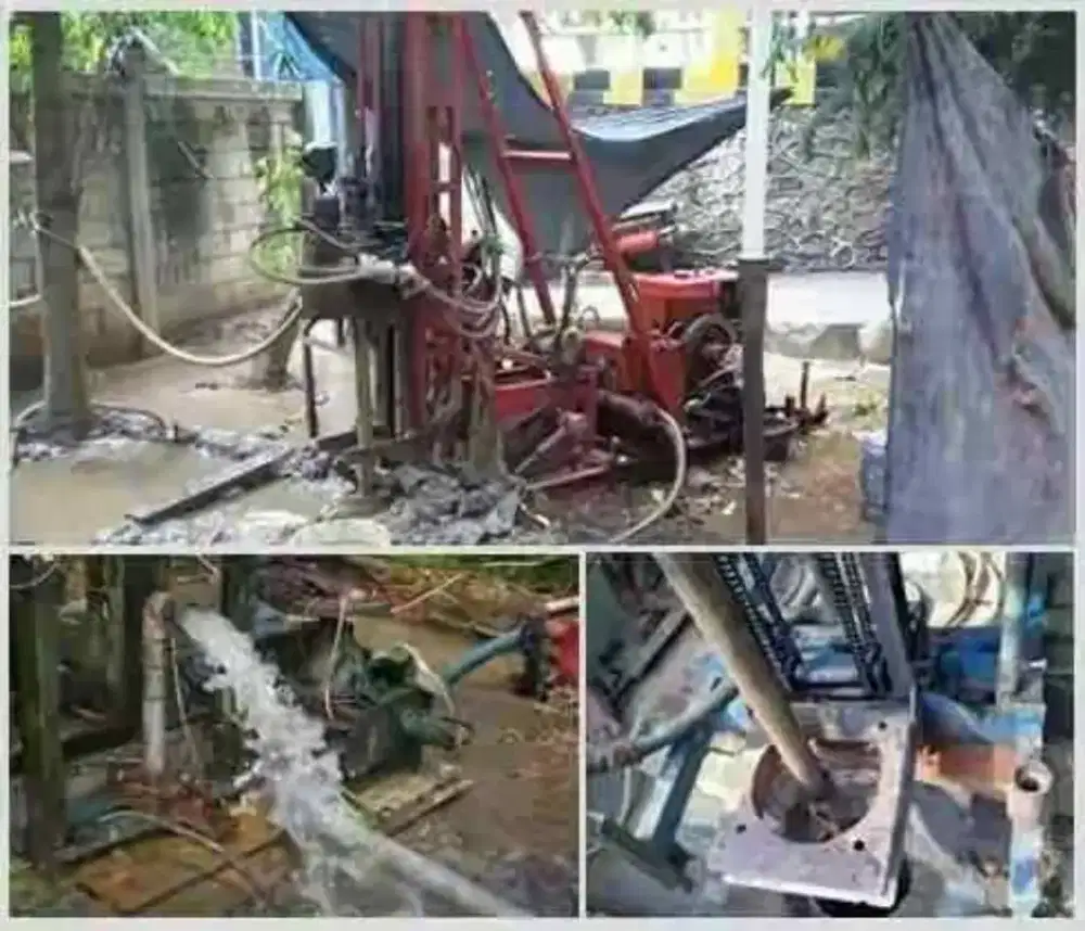 Jasa sumur bor & service mesin sanyo