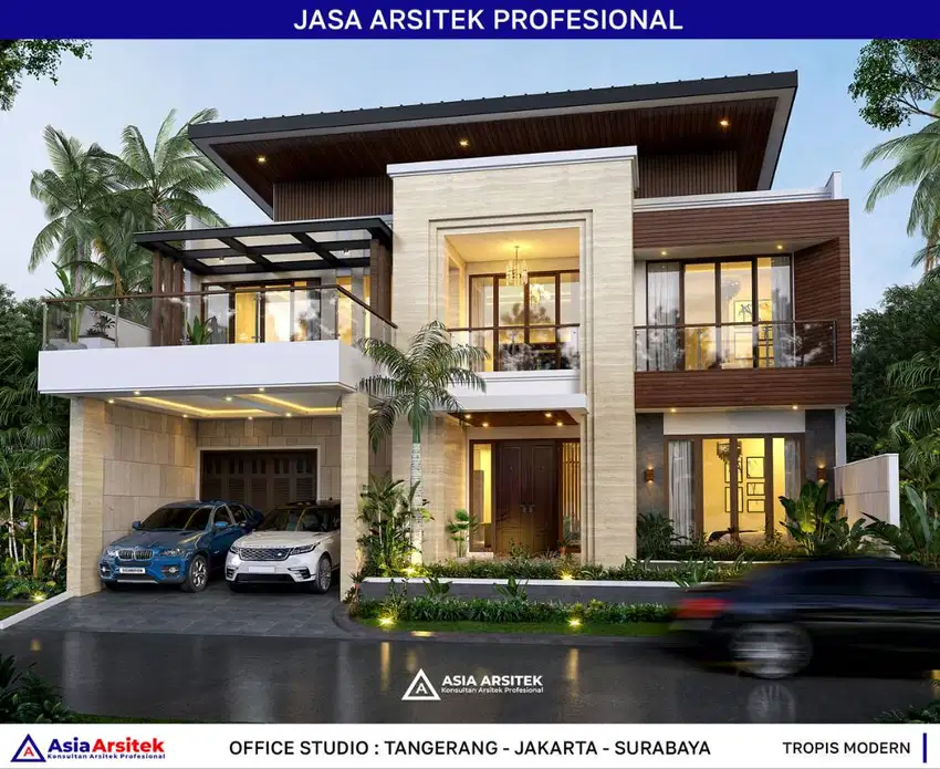 Jasa Arsitek Desain Rumah di Tangerang Desain Rumah 292 m2
