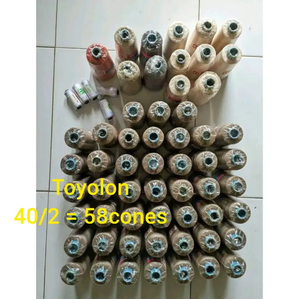 Benang jahit 40/2, 20/2, 20/3