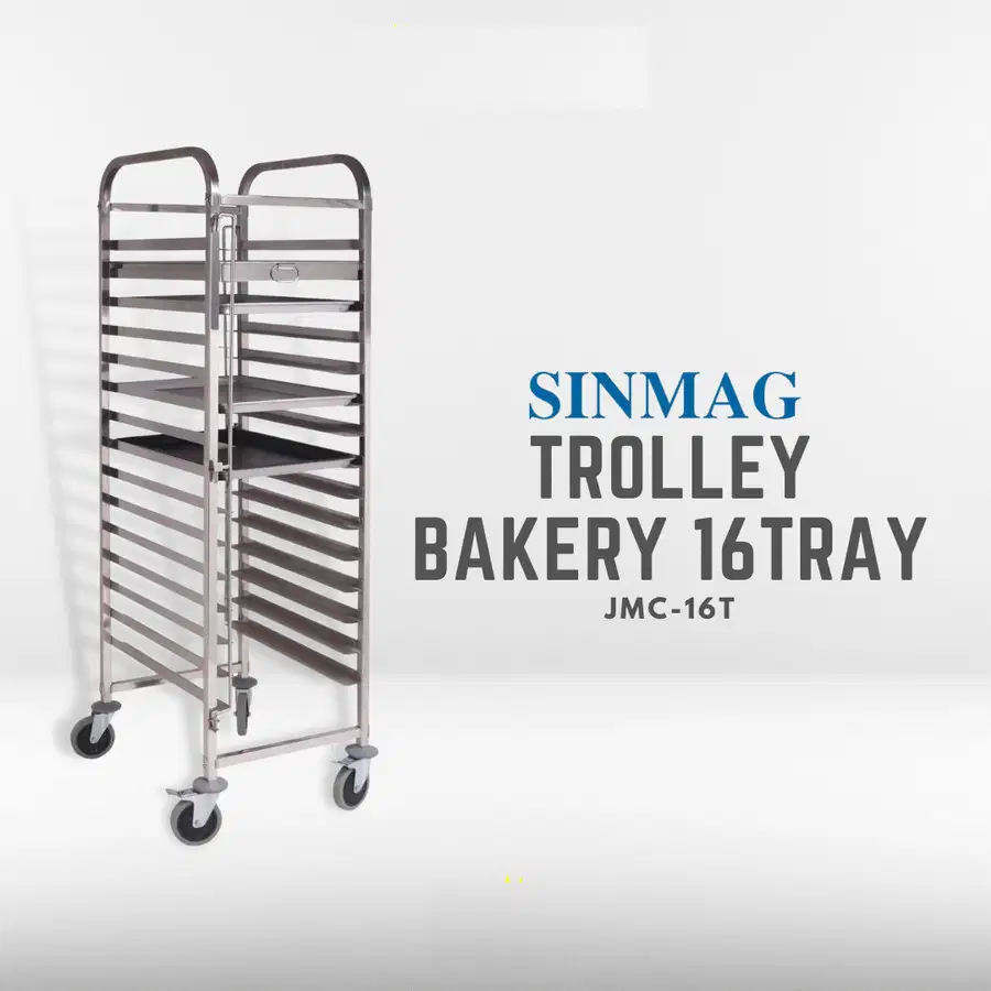 Trolley Bakery Sinmag/ Trolley Roti Sinmag 16 Tray