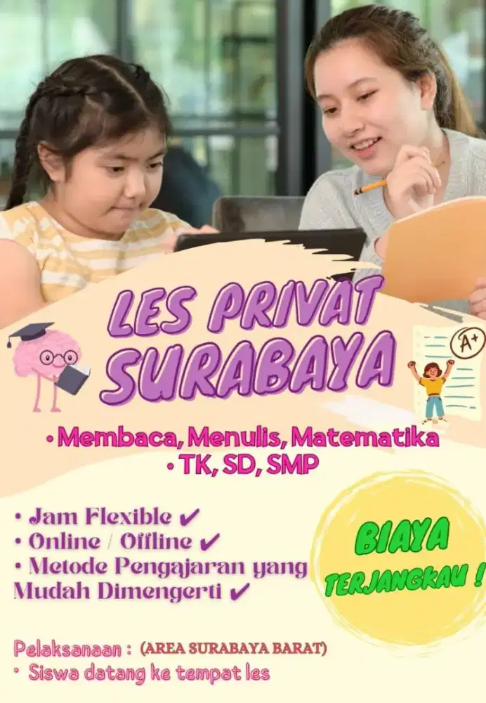 Kursus Les Privat/Group Surabaya Barat