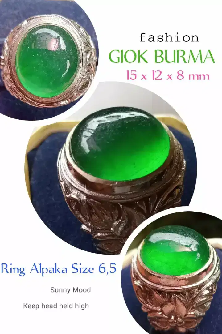 Batu Giok Burma Natural
