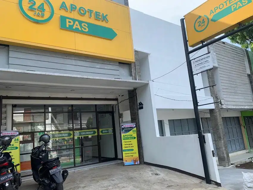 Dijual Ruko 2 Lantai +Apotek+Pratek Dokter Umum dan Gigi