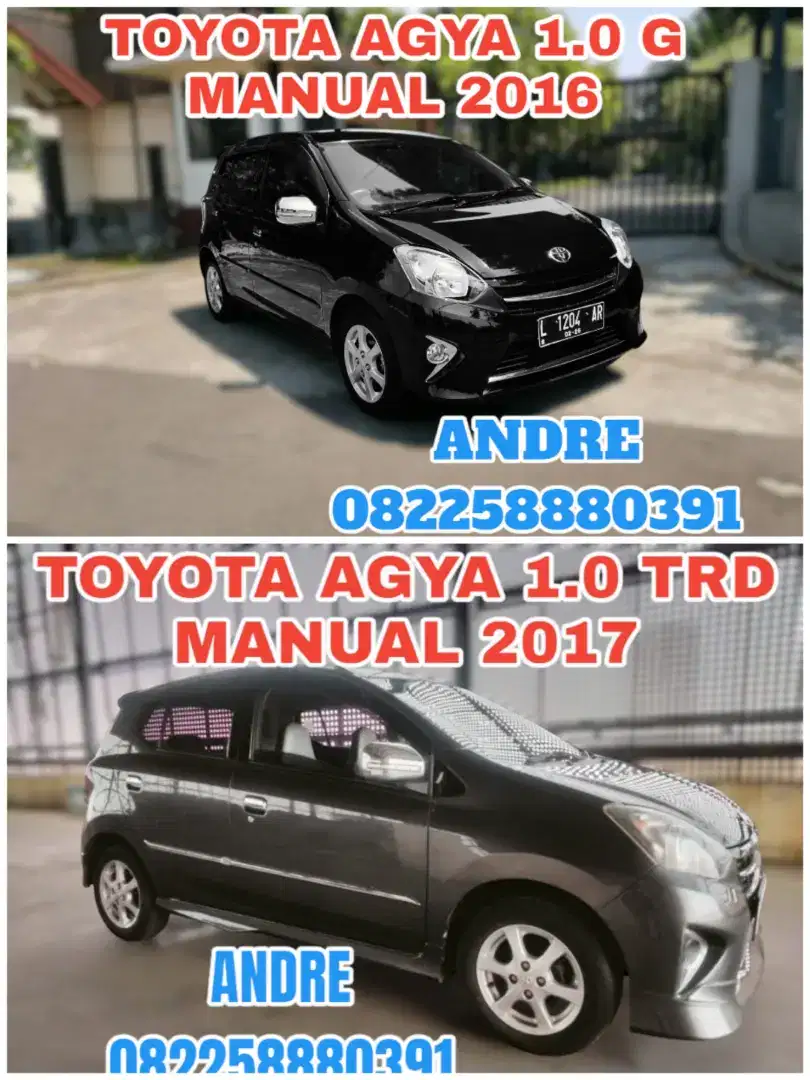 Toyota Agya 1.0 G Manual 2016. 4 Biji Ban Baru Semua