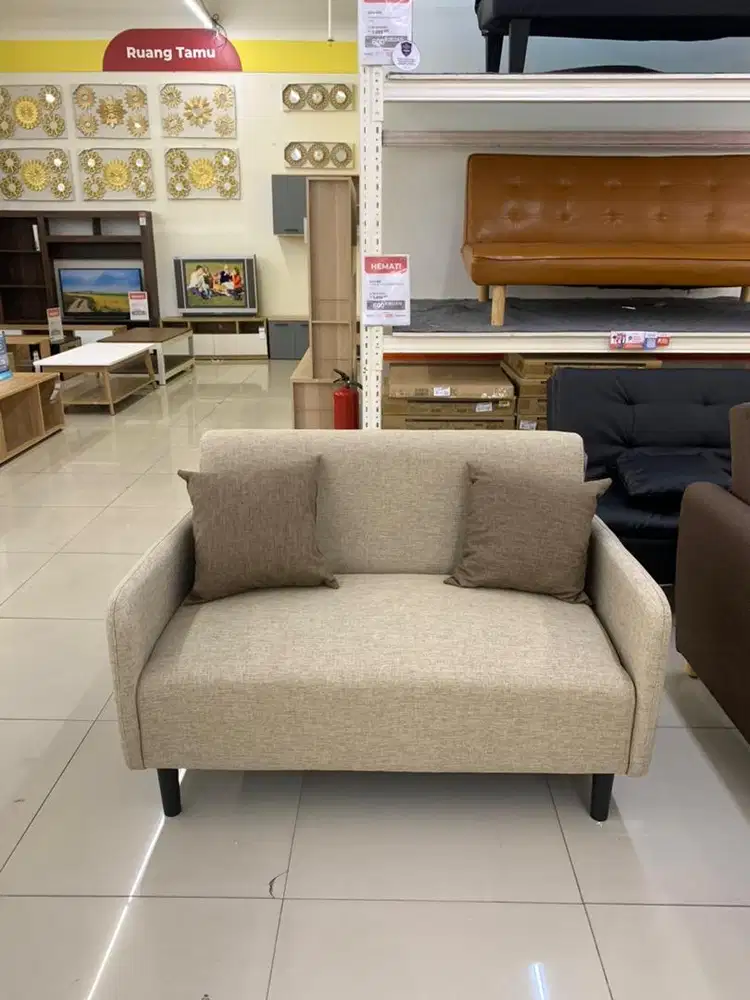 SOFA MINIMALIS 2 SEATER HARGA MURAH BERKUALITAS