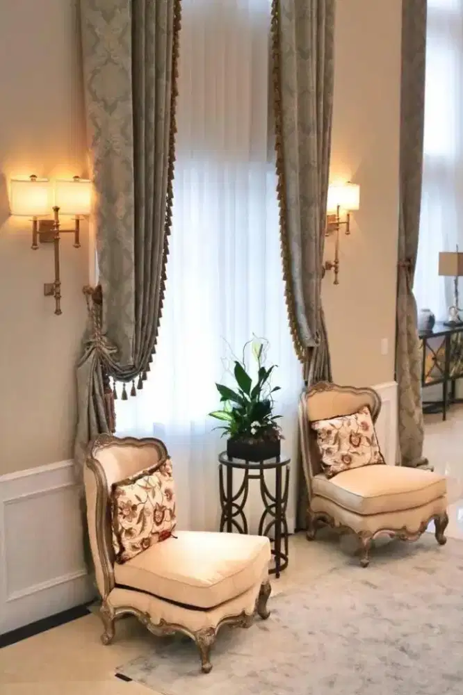 Pasang gordyn gorden murah vertikal roll blind jasa wallpaper dinding