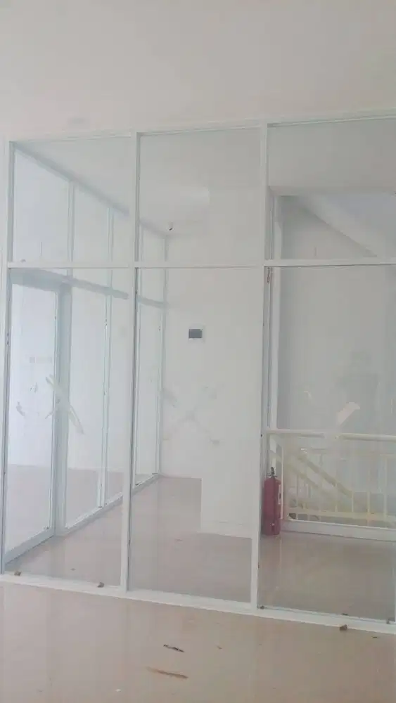 Kusen Alumunium Pintu Alumunium Kaca  Plafon Partisi Gypsum PVC