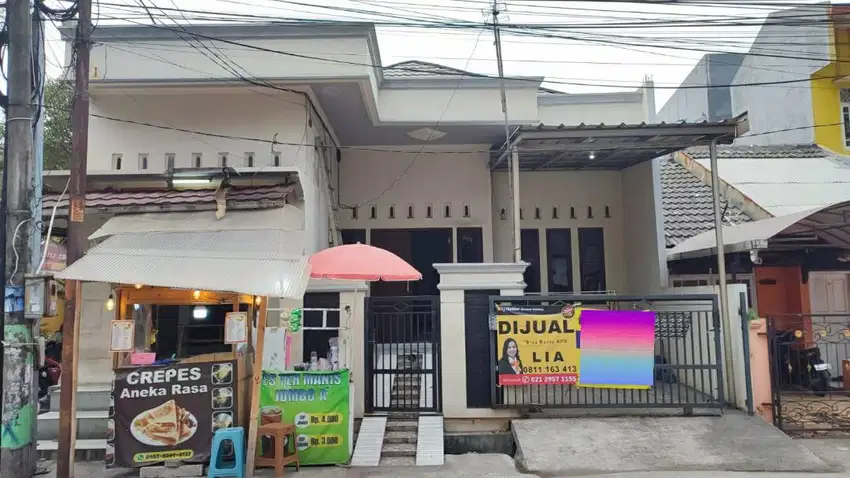 Dijual Rumah Hook Strategis di Harapan Baru 2 Bekasi Barat