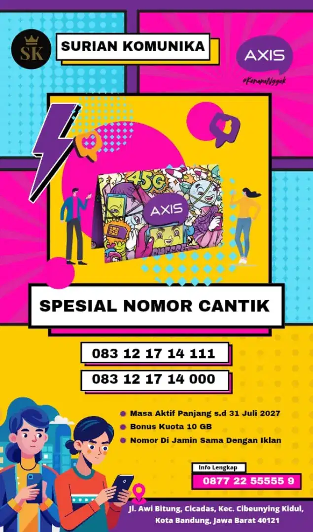 PERDANA AXIS CANTIK (Beli 1 Gratis 1)