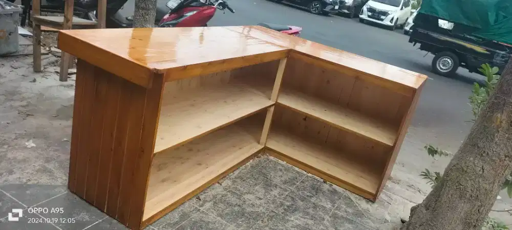 Meja Bar Letter L 150x60x85 & 200x60x85 (Bisa Custom)