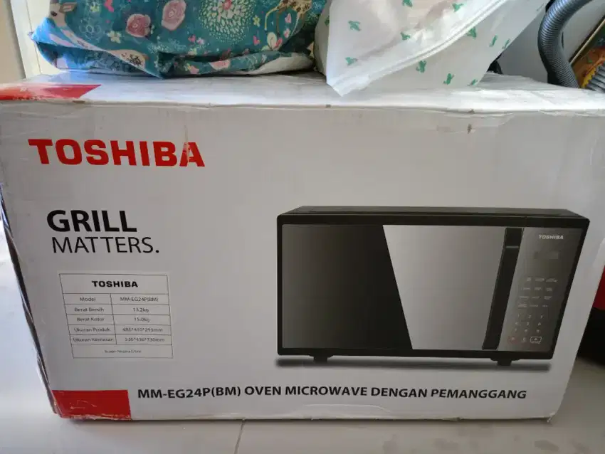 Microwave oven dan grill 3 in 1