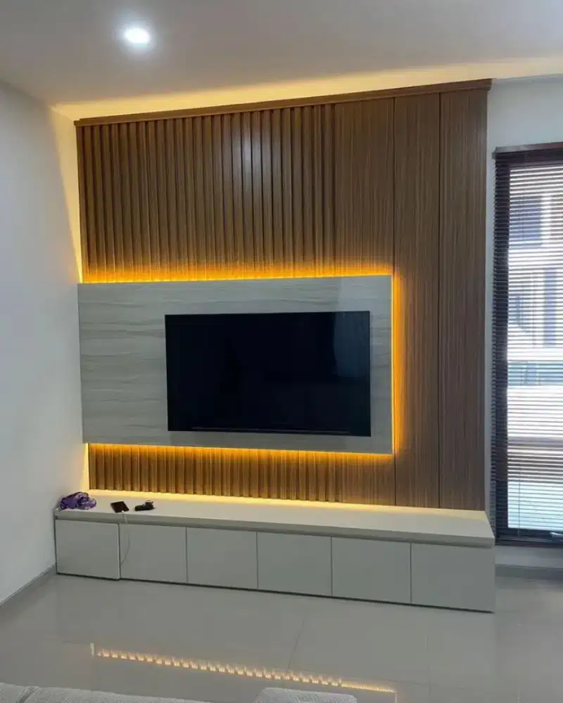 Backdrop tv minimalis