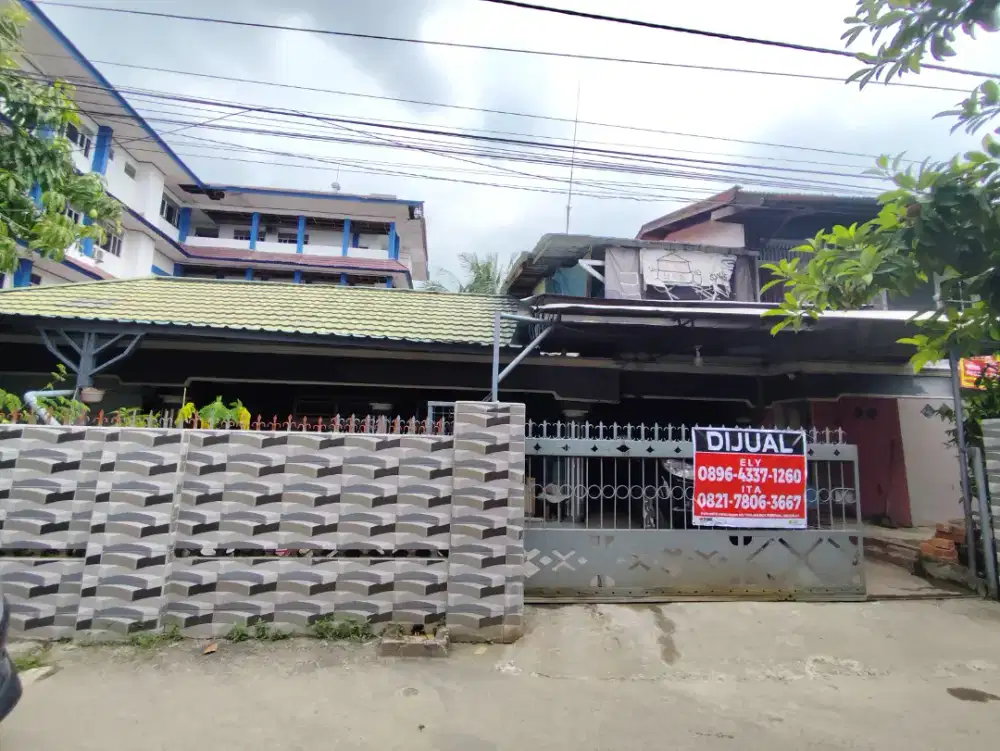 Dijual rumah + Kos-kosan jalan zainal fikri raden fatah Palembang