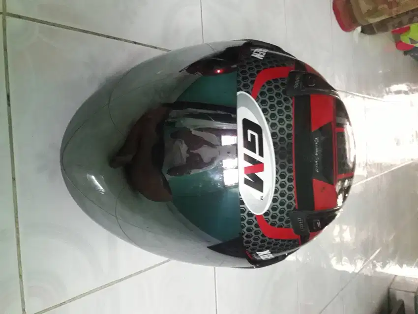 Helm GM Interceptor Uk. M / fit L juga Double Visor