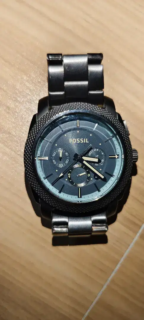 Authentic Watch Chronograph Fossil FS5172 Preloved 45 mm 70% Pemakaian