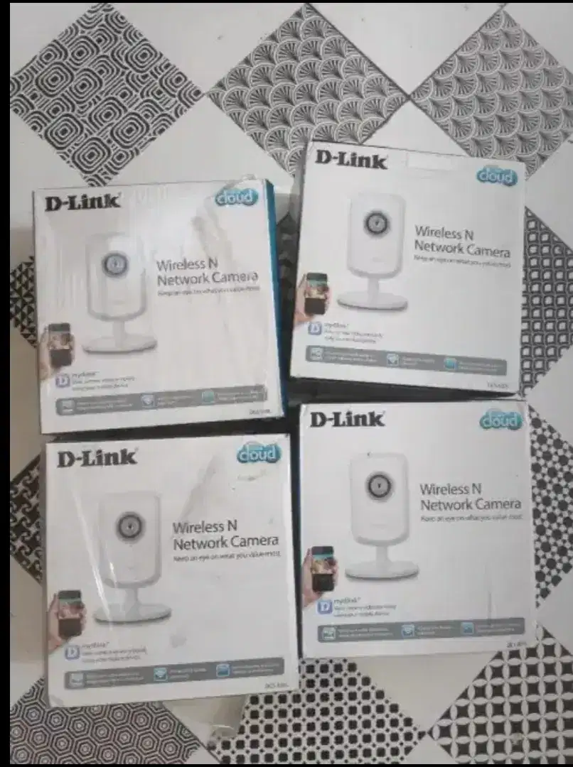 IP Cam DLINK 4 pcs DCS930 L